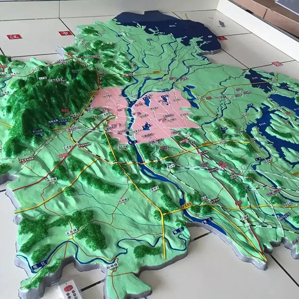 地形地貌沙盘模型制作案例