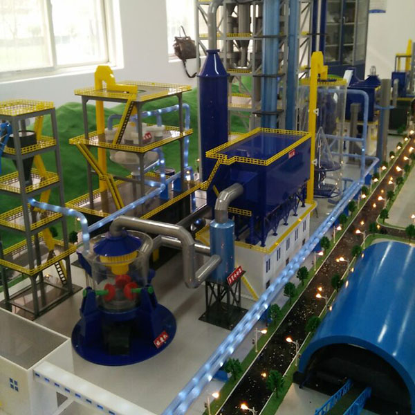 水泥厂生产线沙盘模型制作案例