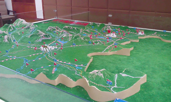 地形地貌沙盘模型